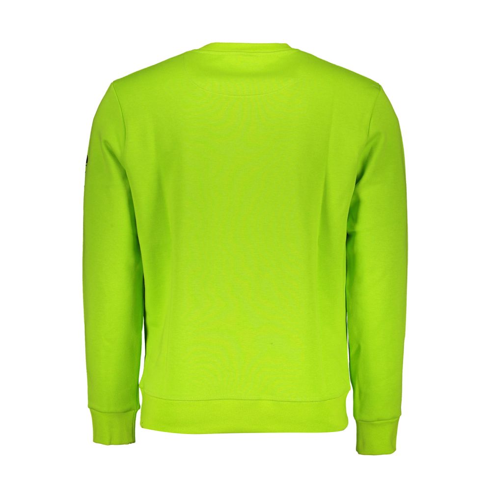 North Sails Green Cotton Men Sweater