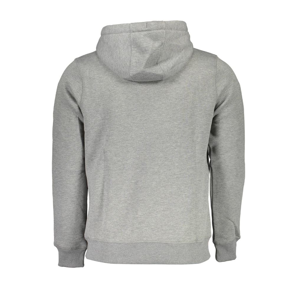 North Sails Gray Cotton Men Sweater