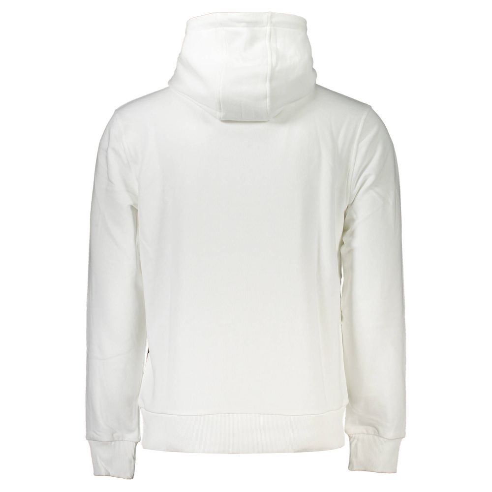 Cavalli Class White Cotton Sweatshirt