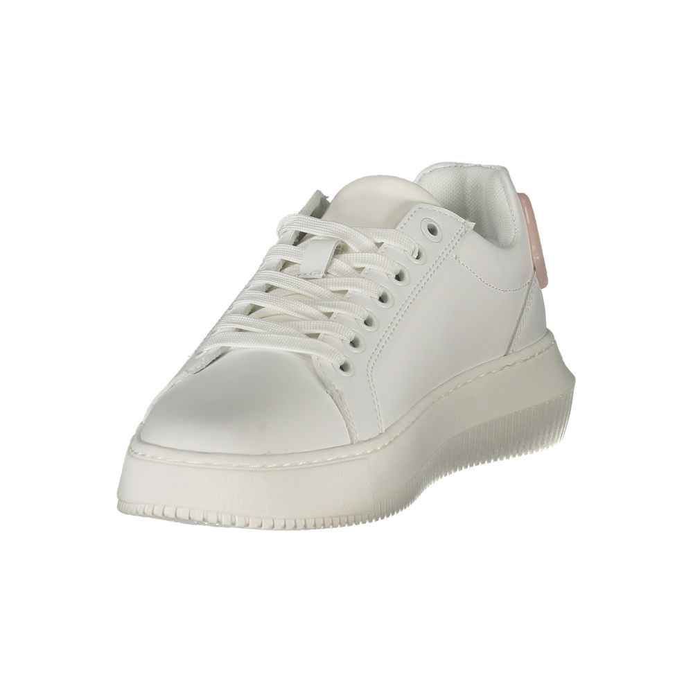 Calvin Klein White Polyester Sneaker