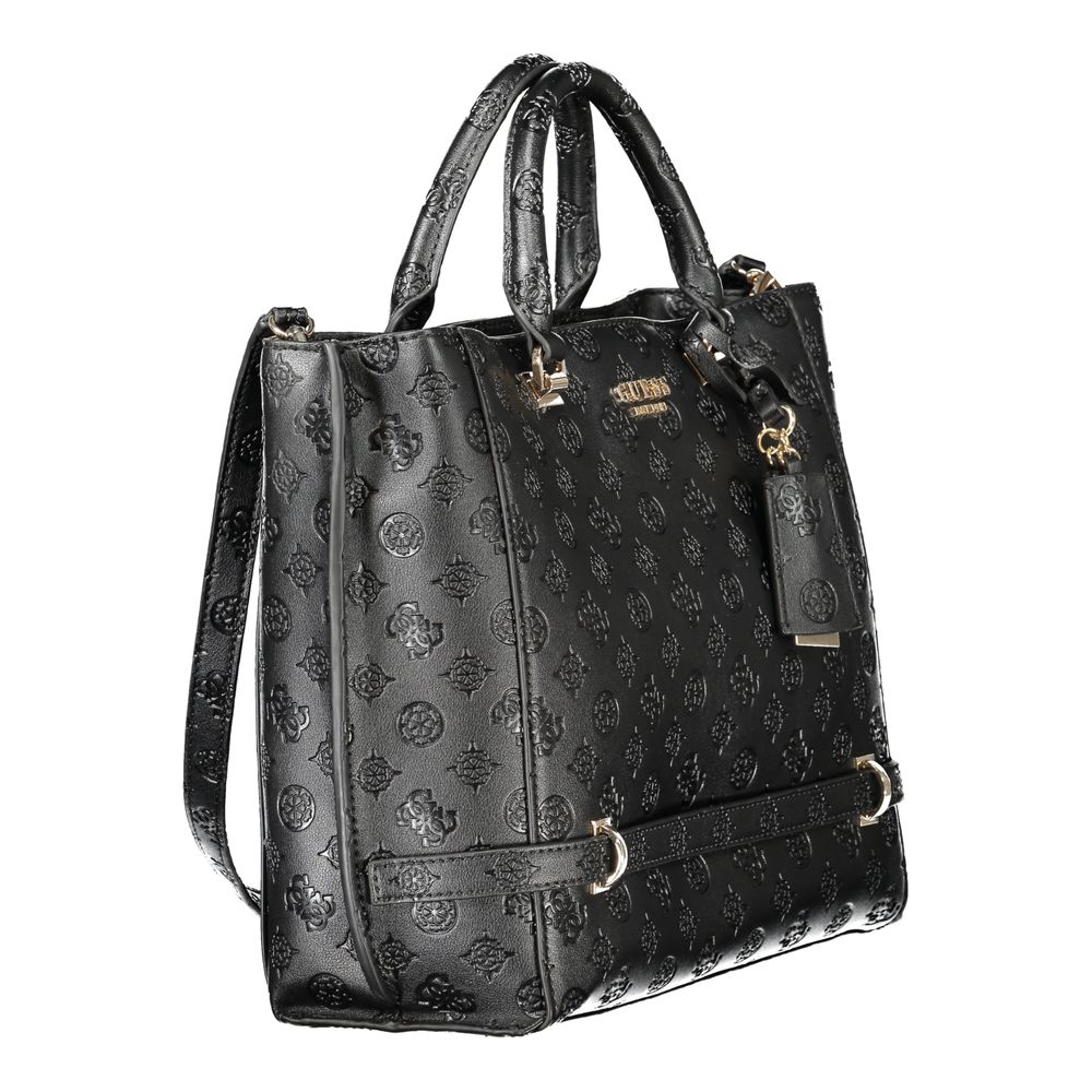 Guess Jeans Black Polyethylene Handbag