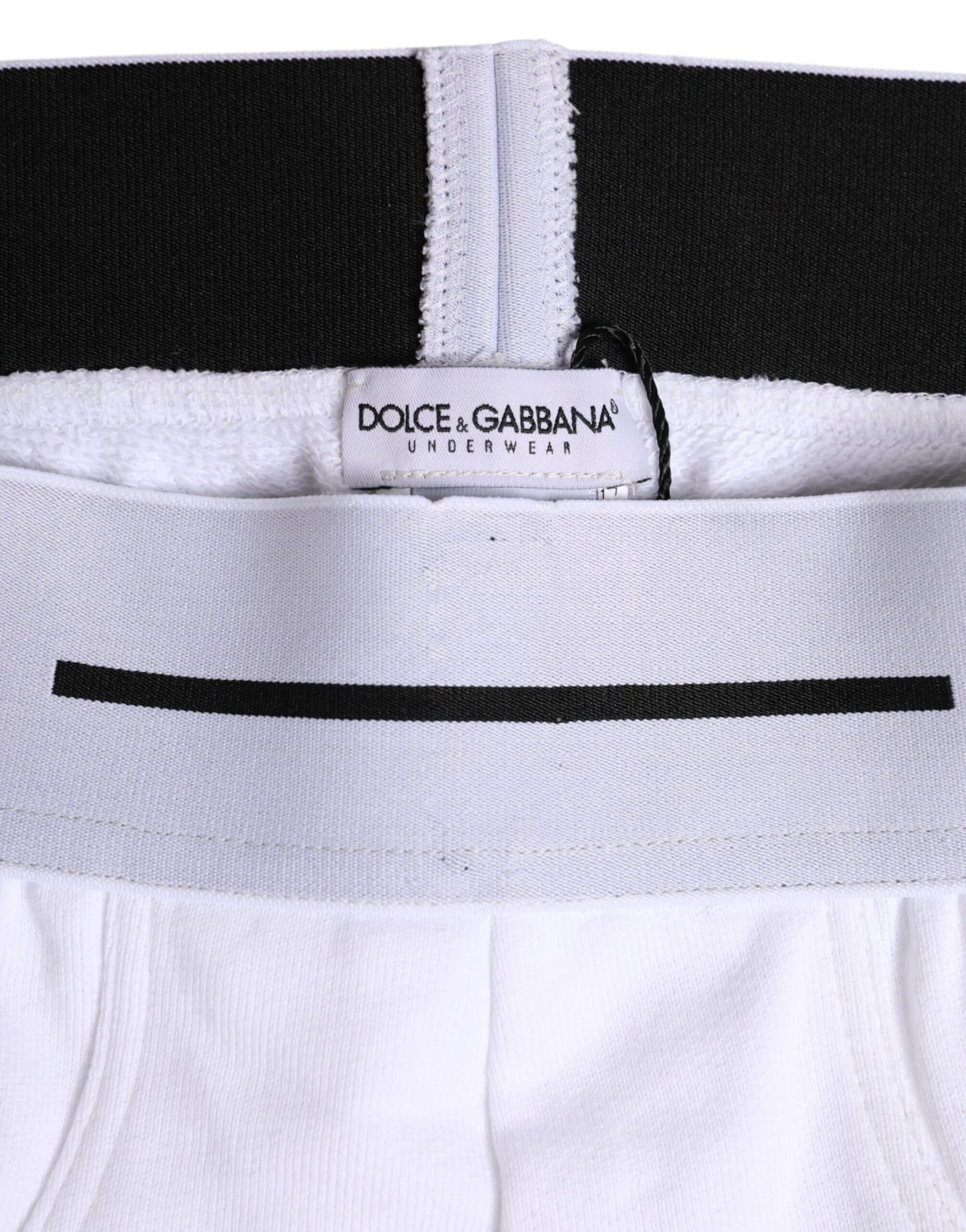 Dolce & Gabbana White Cotton Stretch Regular Brief Underwear