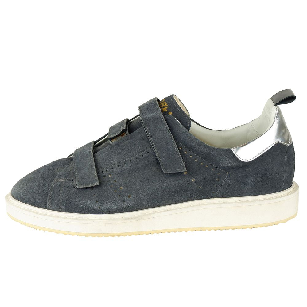 Golden Goose Grey Calfskin Men Sneaker