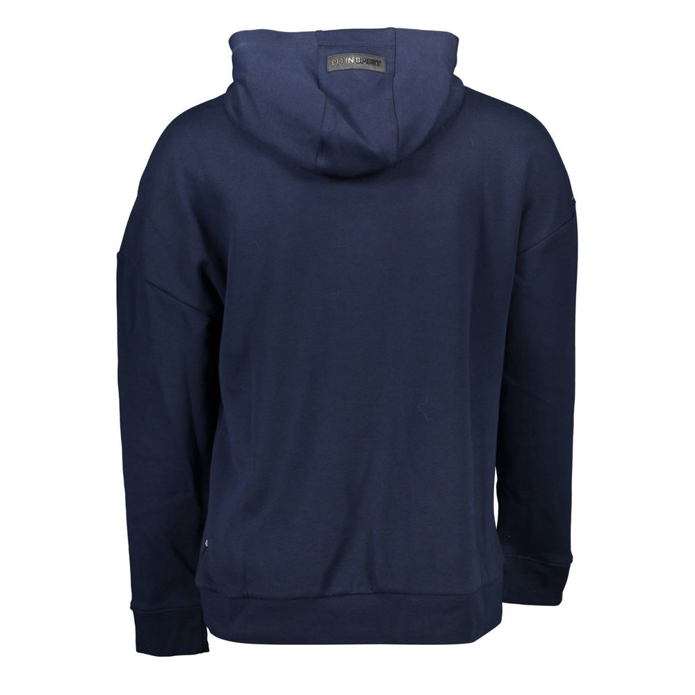 Plein Sport Blue Cotton Sweatshirt