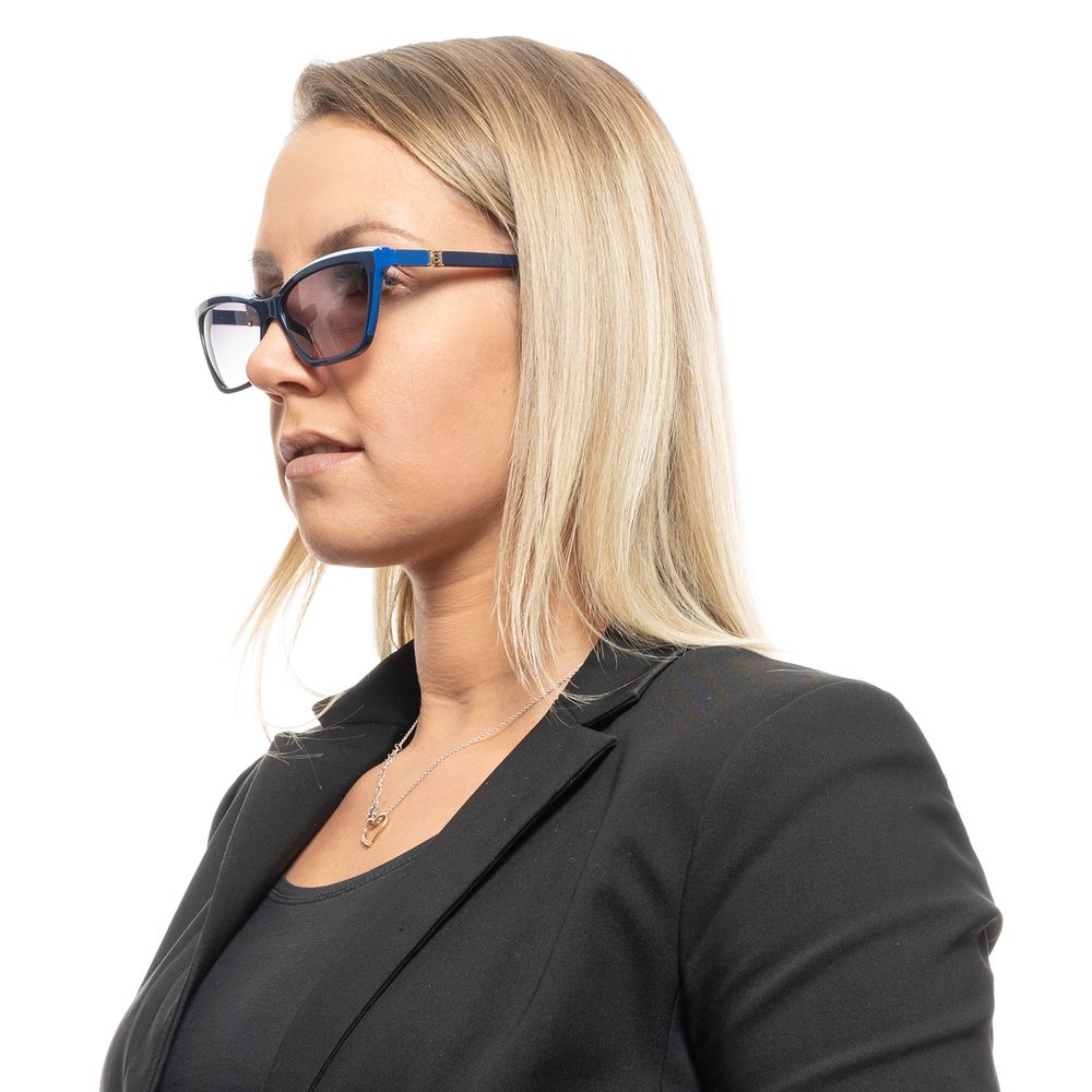 Carolina Herrera Blue Plastic Sunglasses