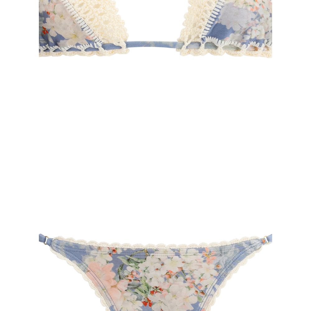 Zimmermann Light Blue Polyamide Bikini