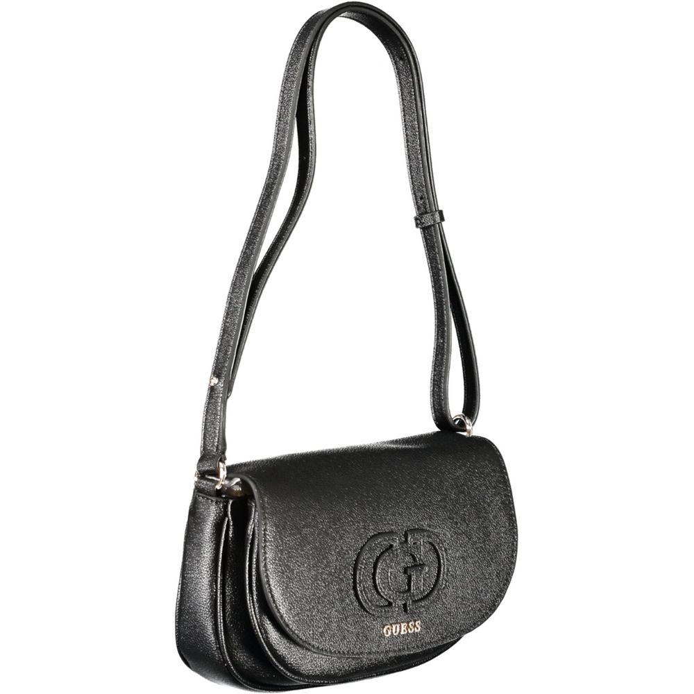 Guess Jeans Black Polyethylene Handbag