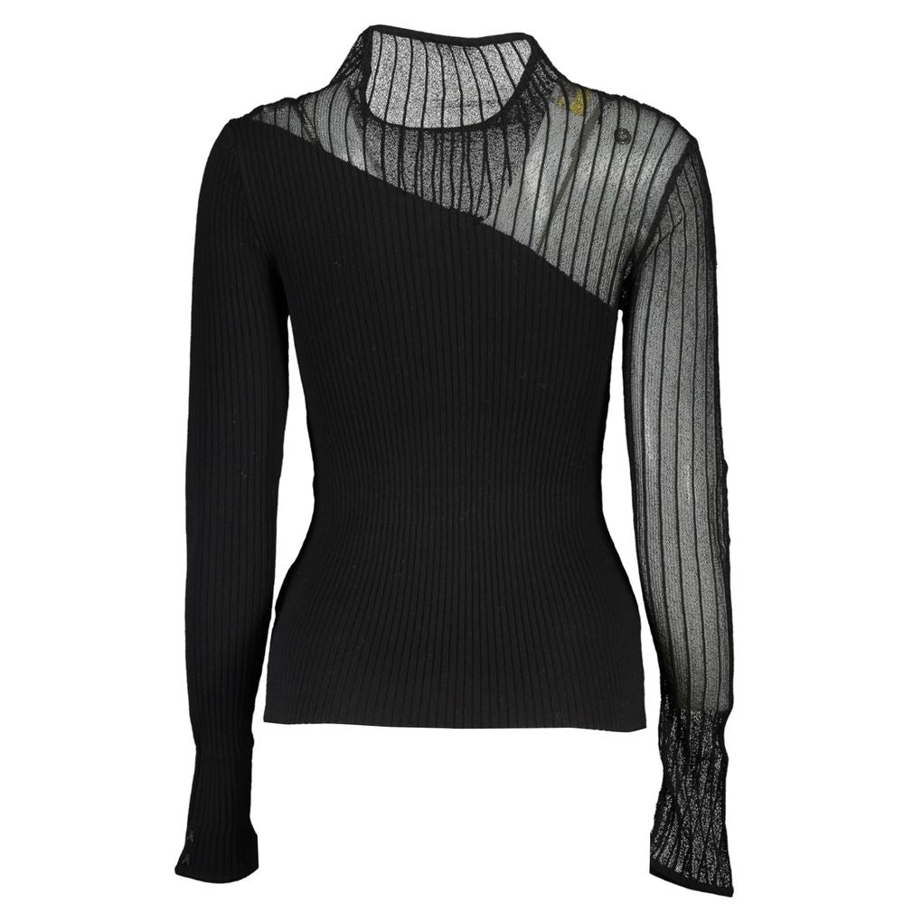 Patrizia Pepe Black Polyester Sweater