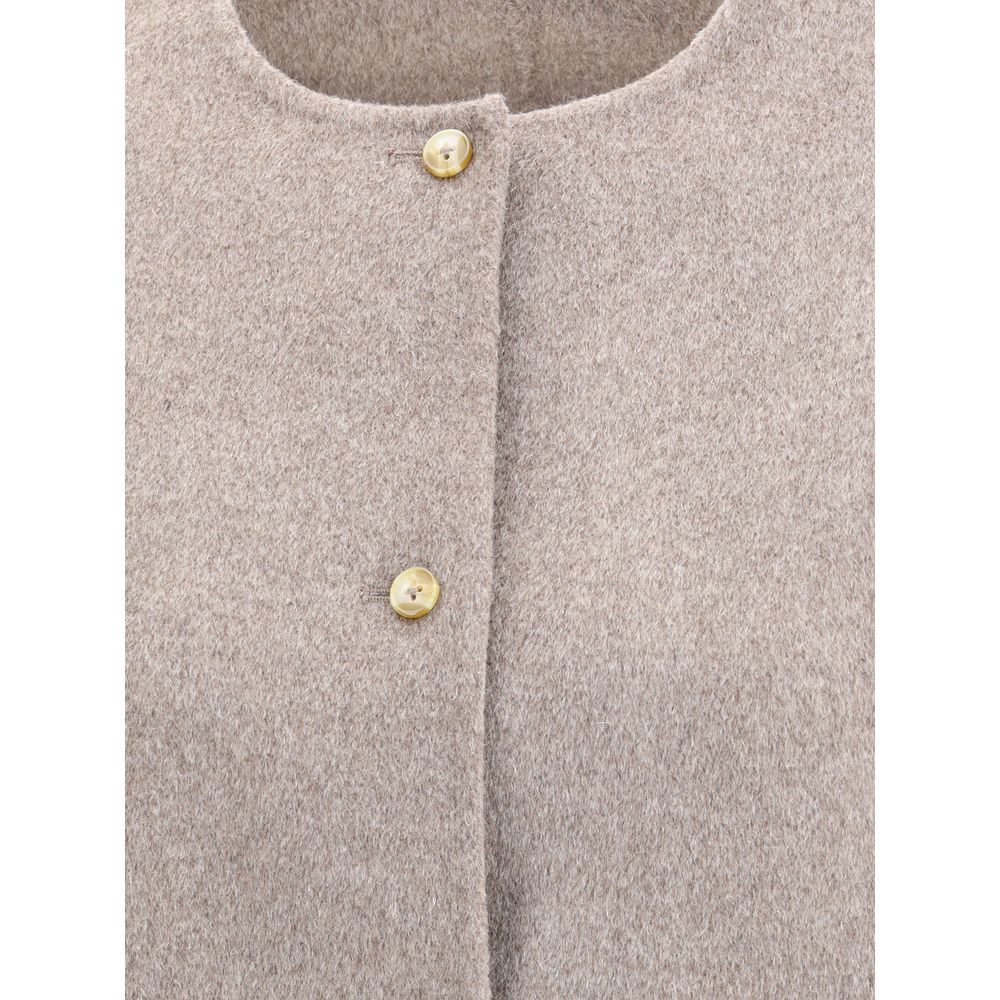 Loulou De Saison Gray Wool Coat