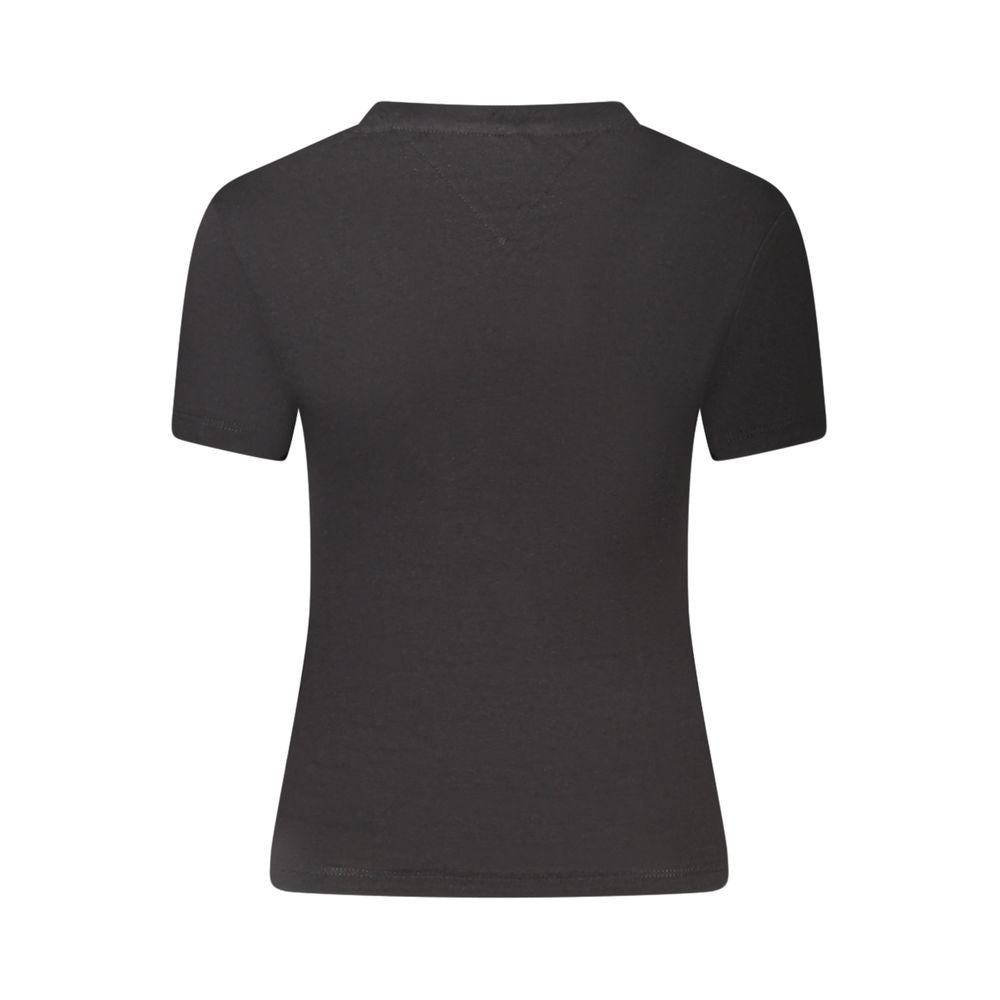 Tommy Hilfiger Black Cotton T-Shirt