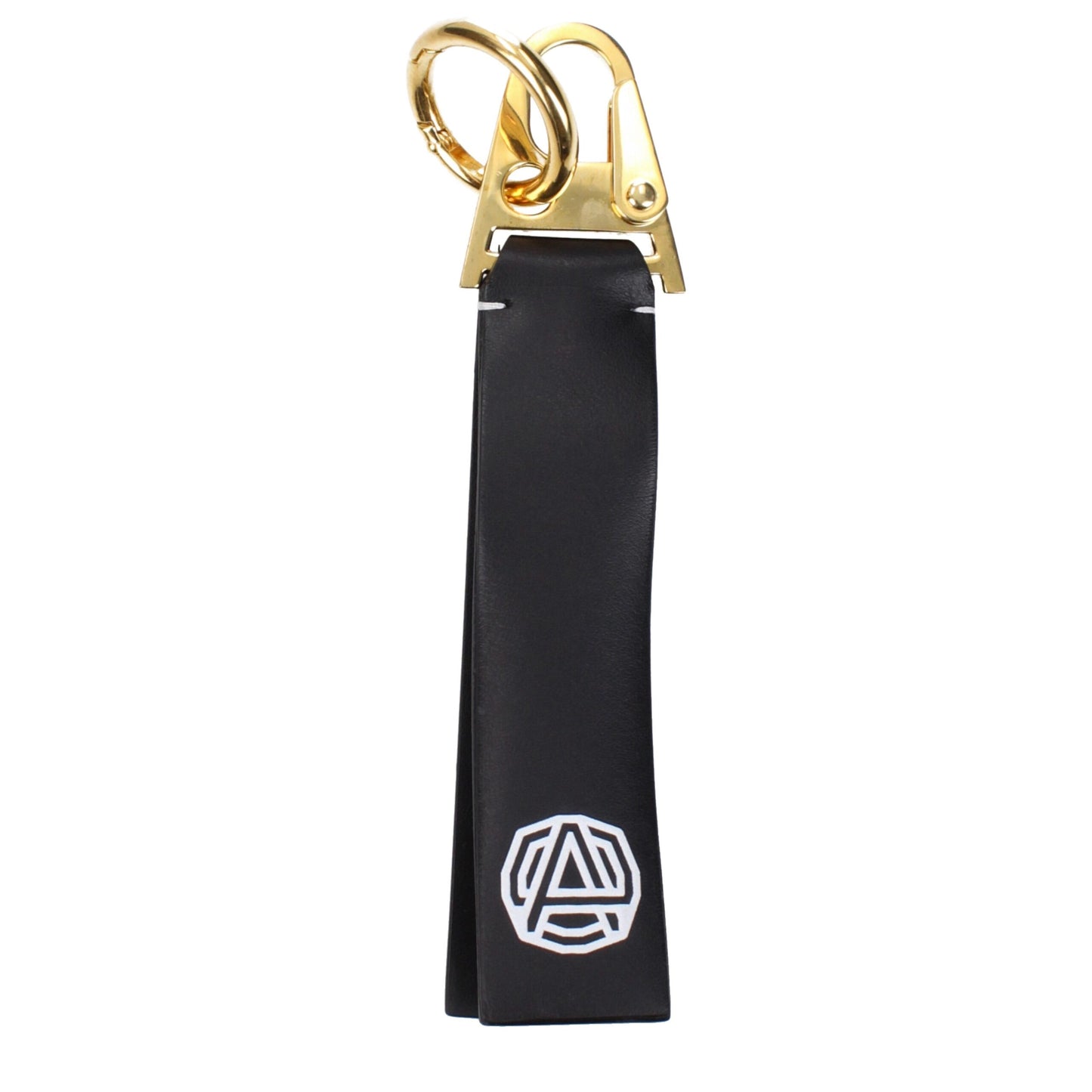 Ambush Black Leather Keychain