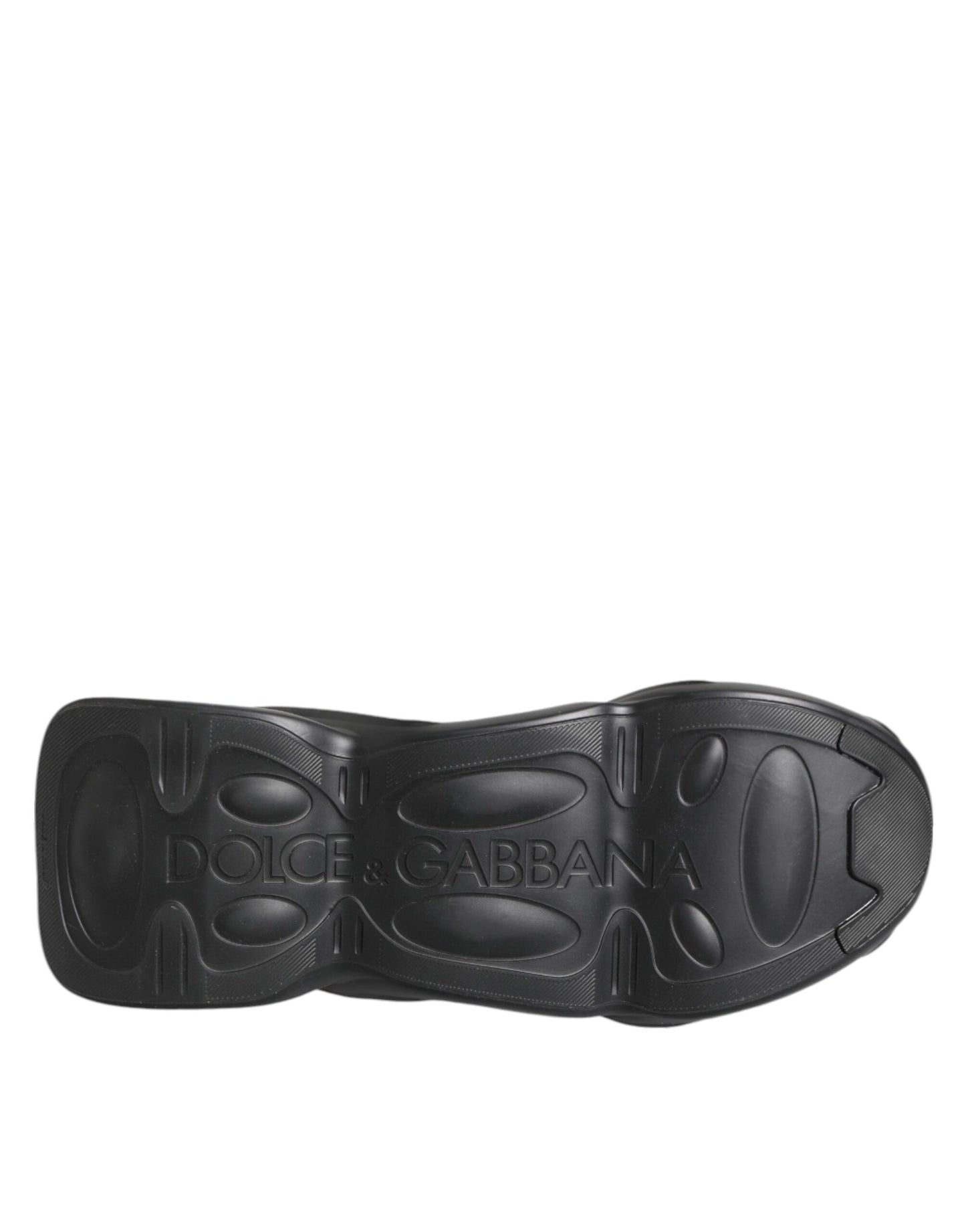 Dolce & Gabbana Black Slip On Wave Low Top Men Sneaker Shoes