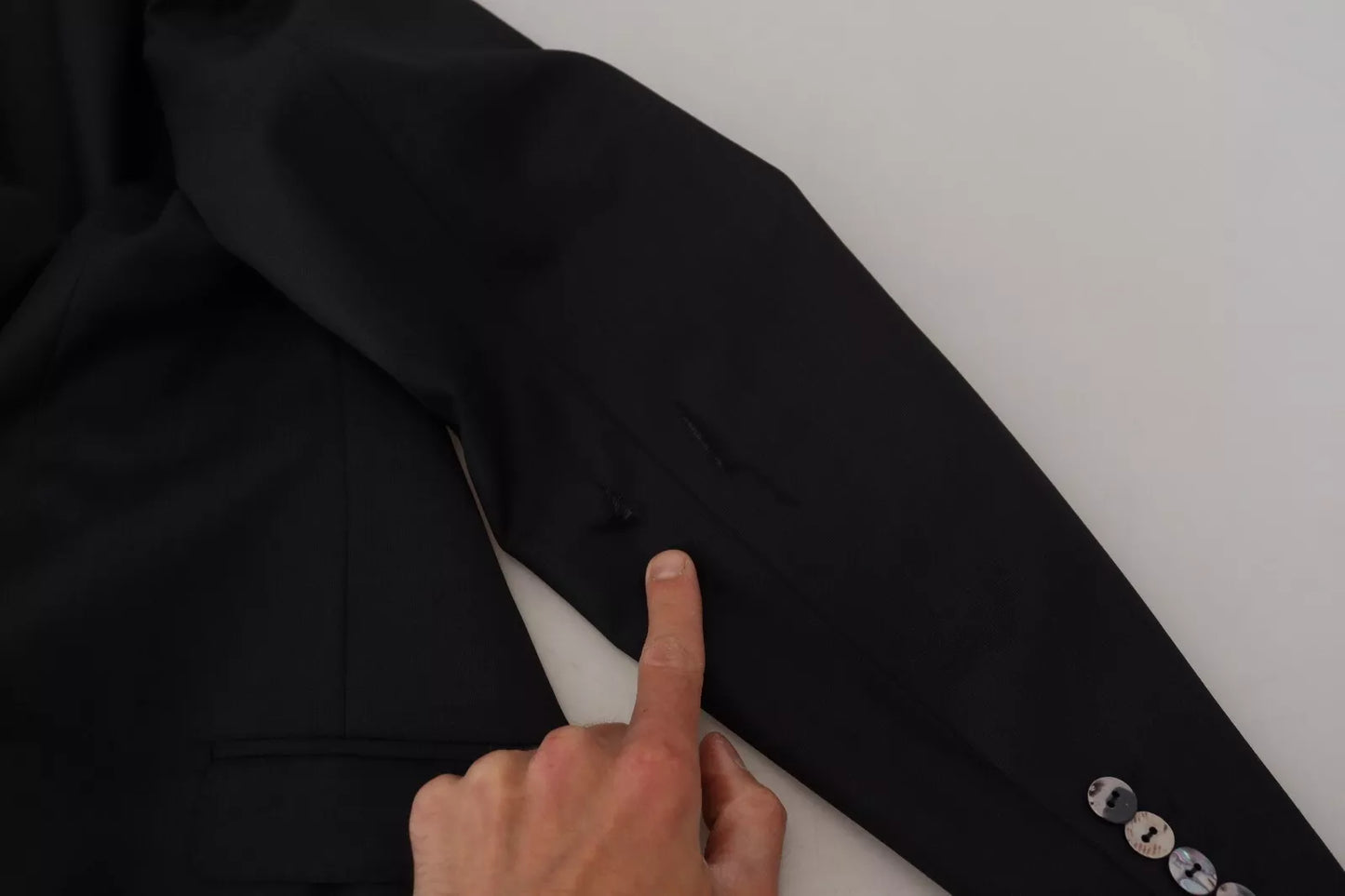 Dolce & Gabbana Melange Grey Wool 2 Piece MARTINI Suit