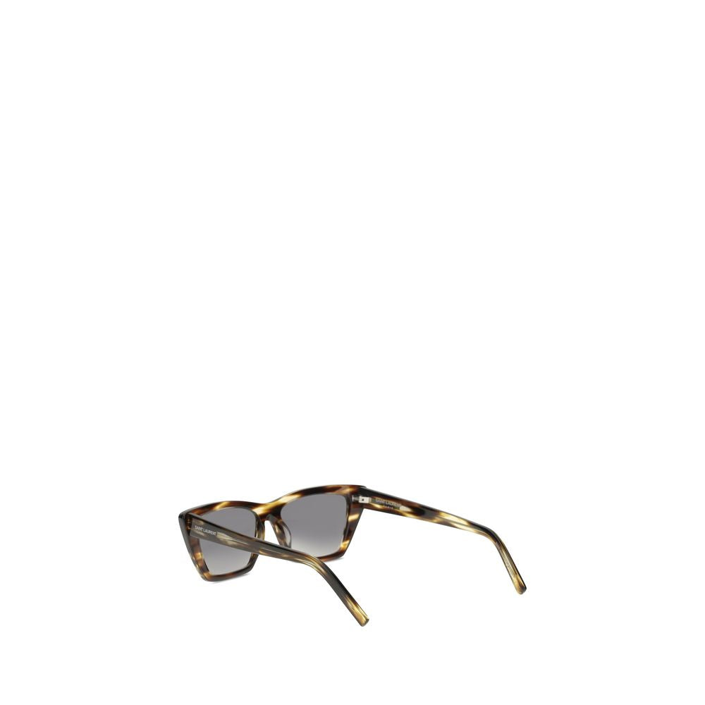Saint Laurent Gray Acetate Sunglasses