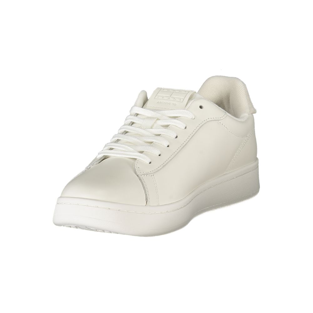 Tommy Hilfiger White Polyester Sneaker