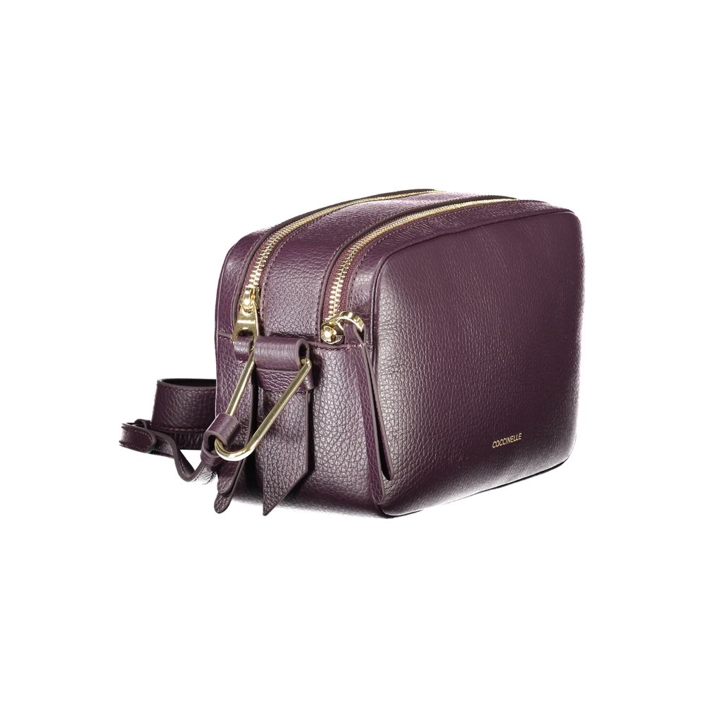 Coccinelle Purple Leather Handbag