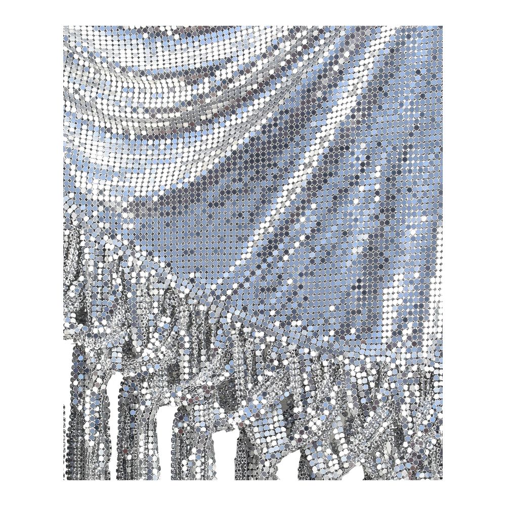 Rabanne Silver Aluminum Regular Belt