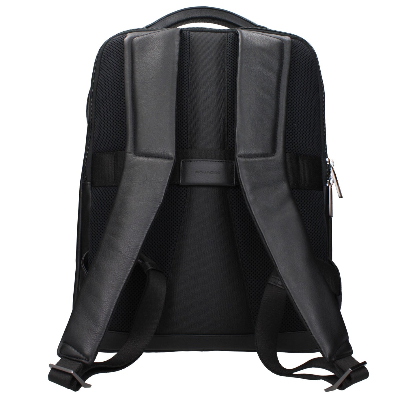 Piquadro Black Leather Backpack