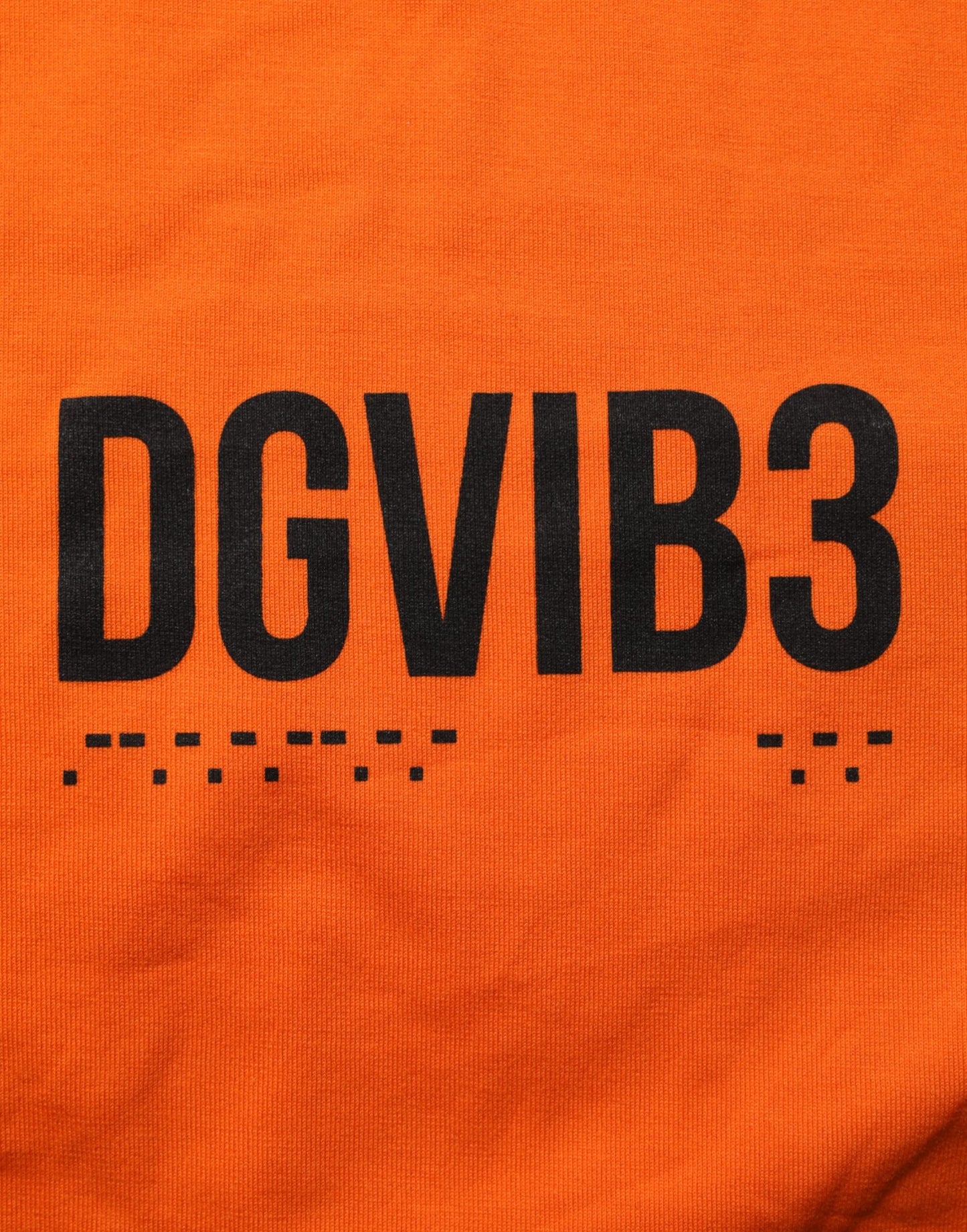 Dolce & Gabbana Orange DGVIB3 Crew Neck Short Sleeves T-shirt