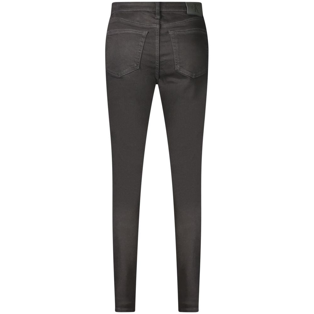 Calvin Klein Black Cotton Jeans Denim