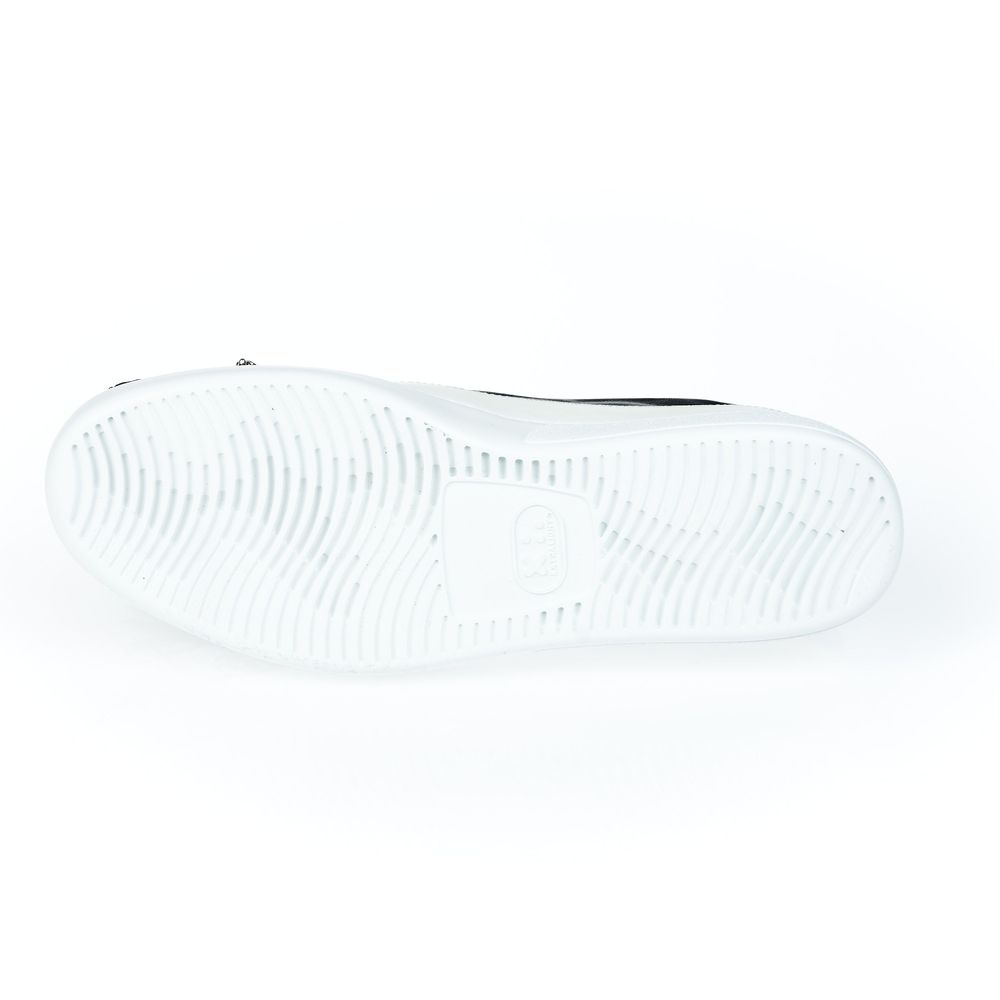 Mr&Mrs Italy Black And White Bovine Leather Shoe