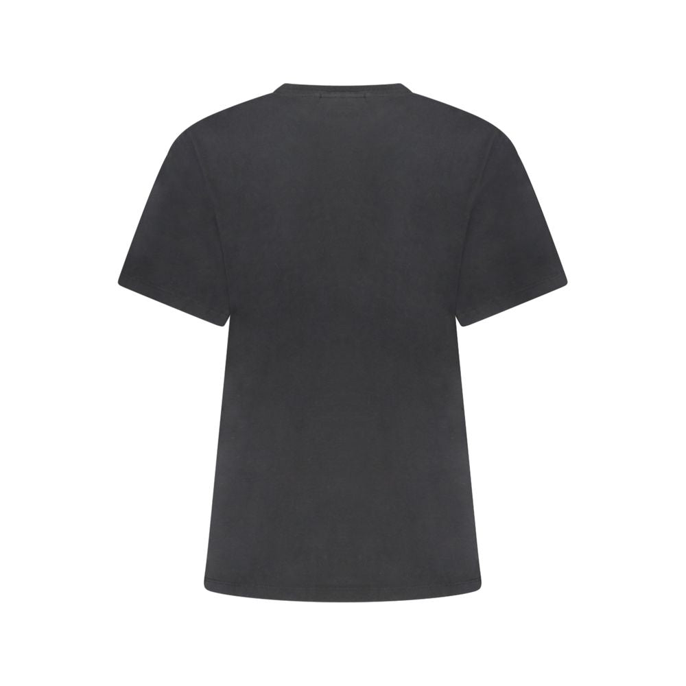 Napapijri Black Cotton T-Shirt