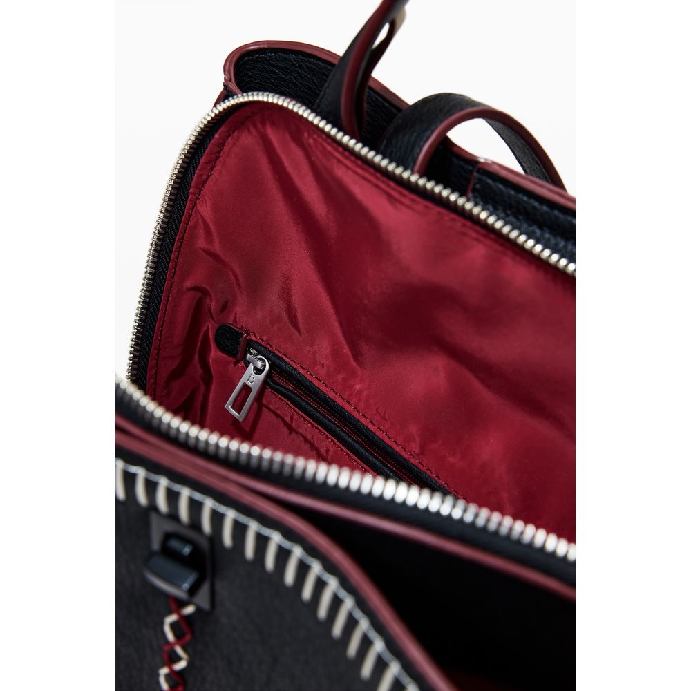 Desigual Black Polyethylene Backpack