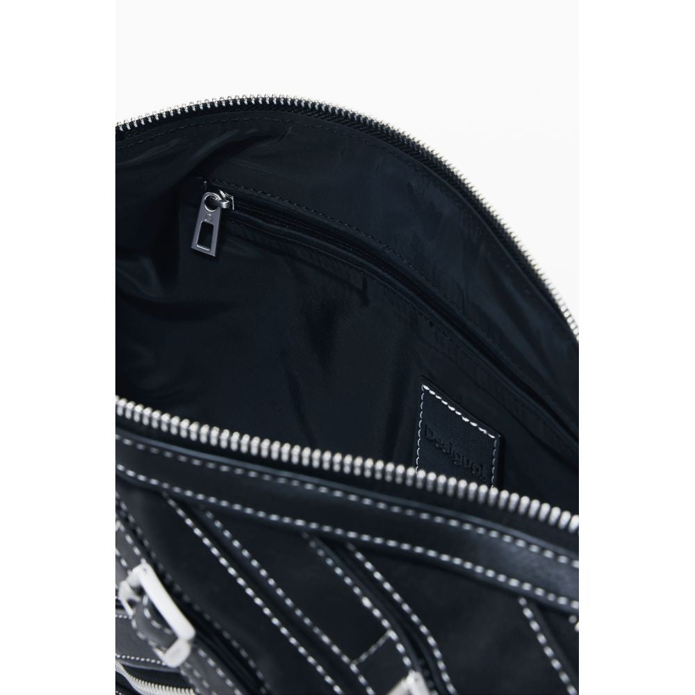 Desigual Black Polyethylene Handbag