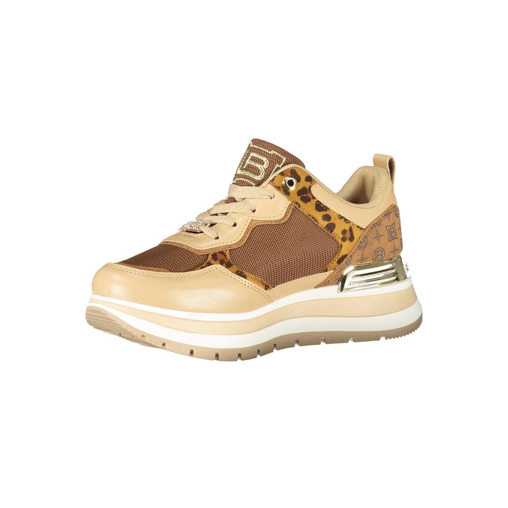 Laura Biagiotti Marrone Polyurethane Women Sneaker