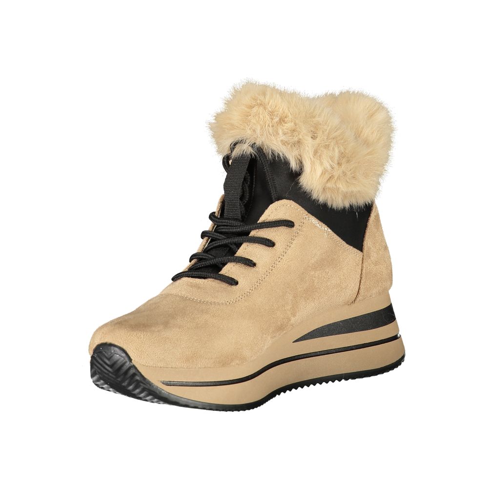 Laura Biagiotti Beige Polyester Sneaker