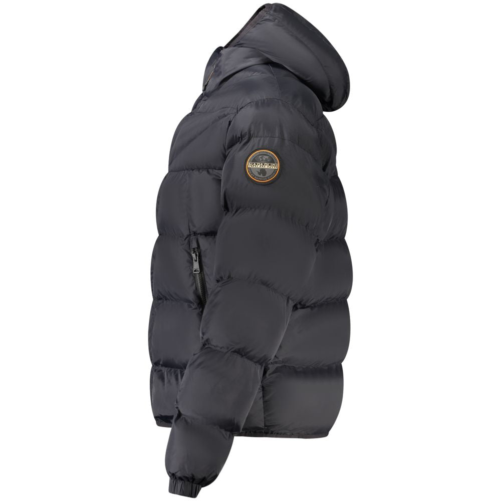 Napapijri Black Polyamide Jackets & Coat