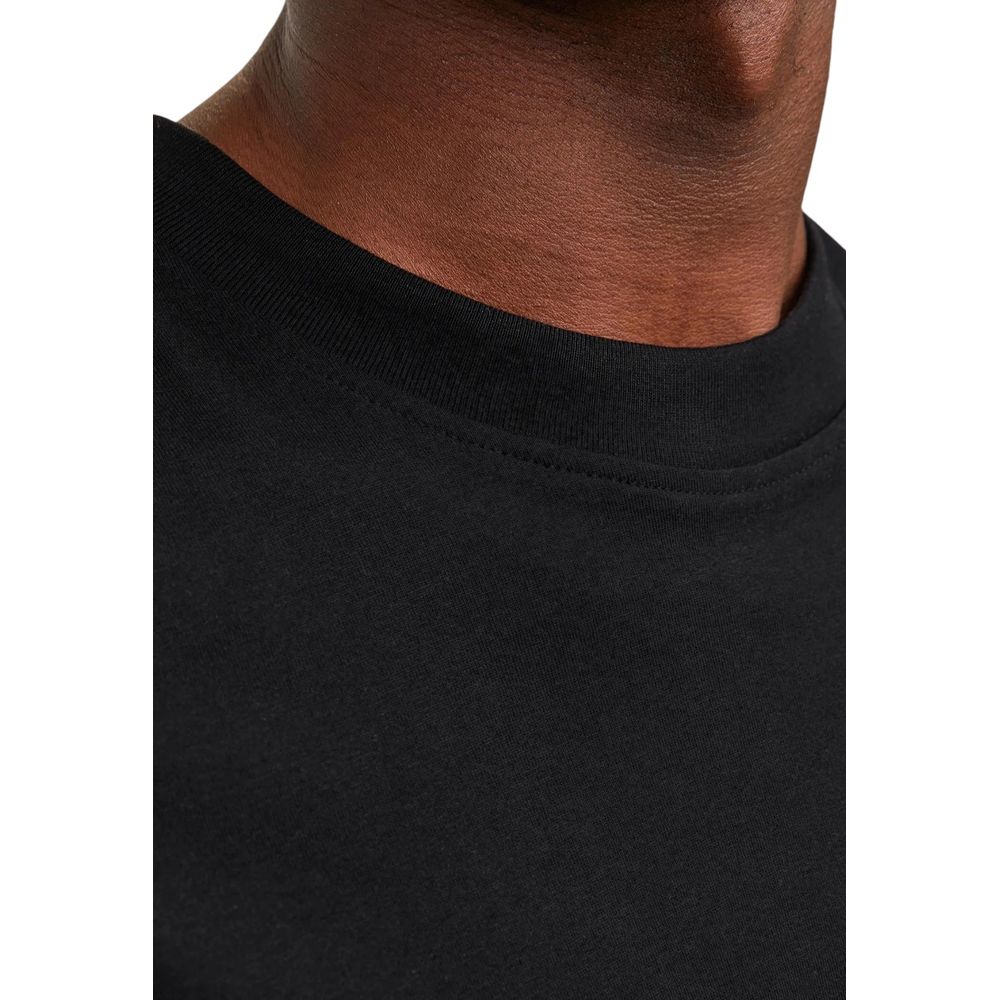 Jack Jones Black Cotton T-Shirt