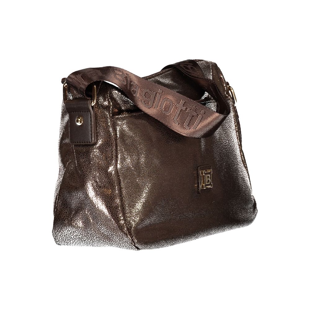 Laura Biagiotti Bronze Polyester Handbag