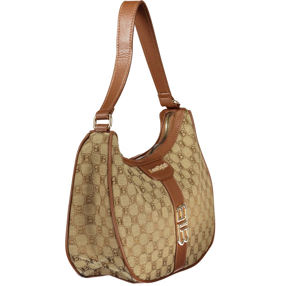 Laura Biagiotti Beige Polyester Handbag