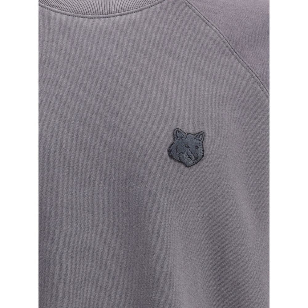 Maison Kitsuné Gray Cotton Sweatshirt