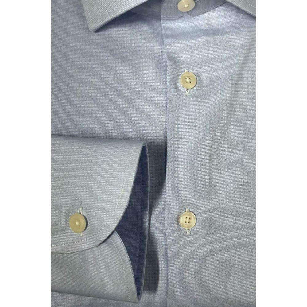 Baldinini Trend Light Blue Cotton Shirt