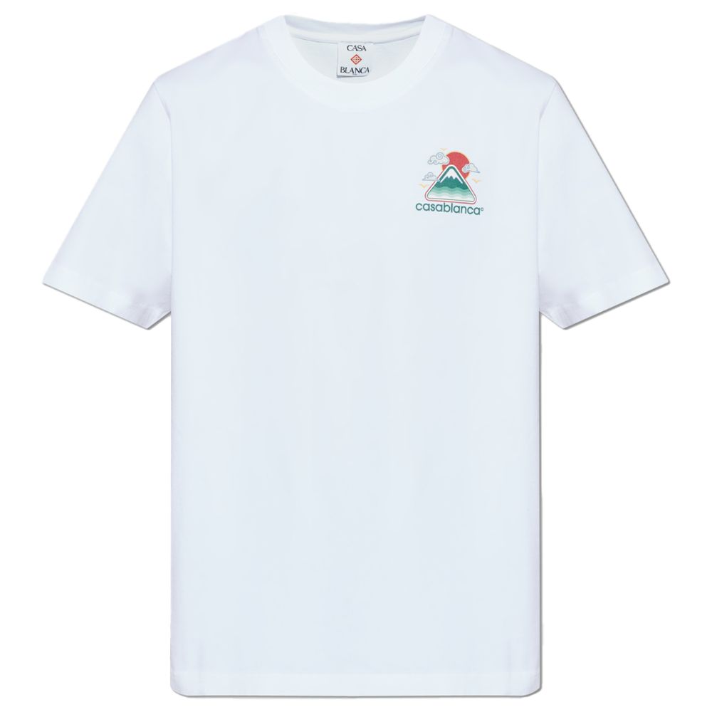 Casablanca White Cotton Men's T-Shirt