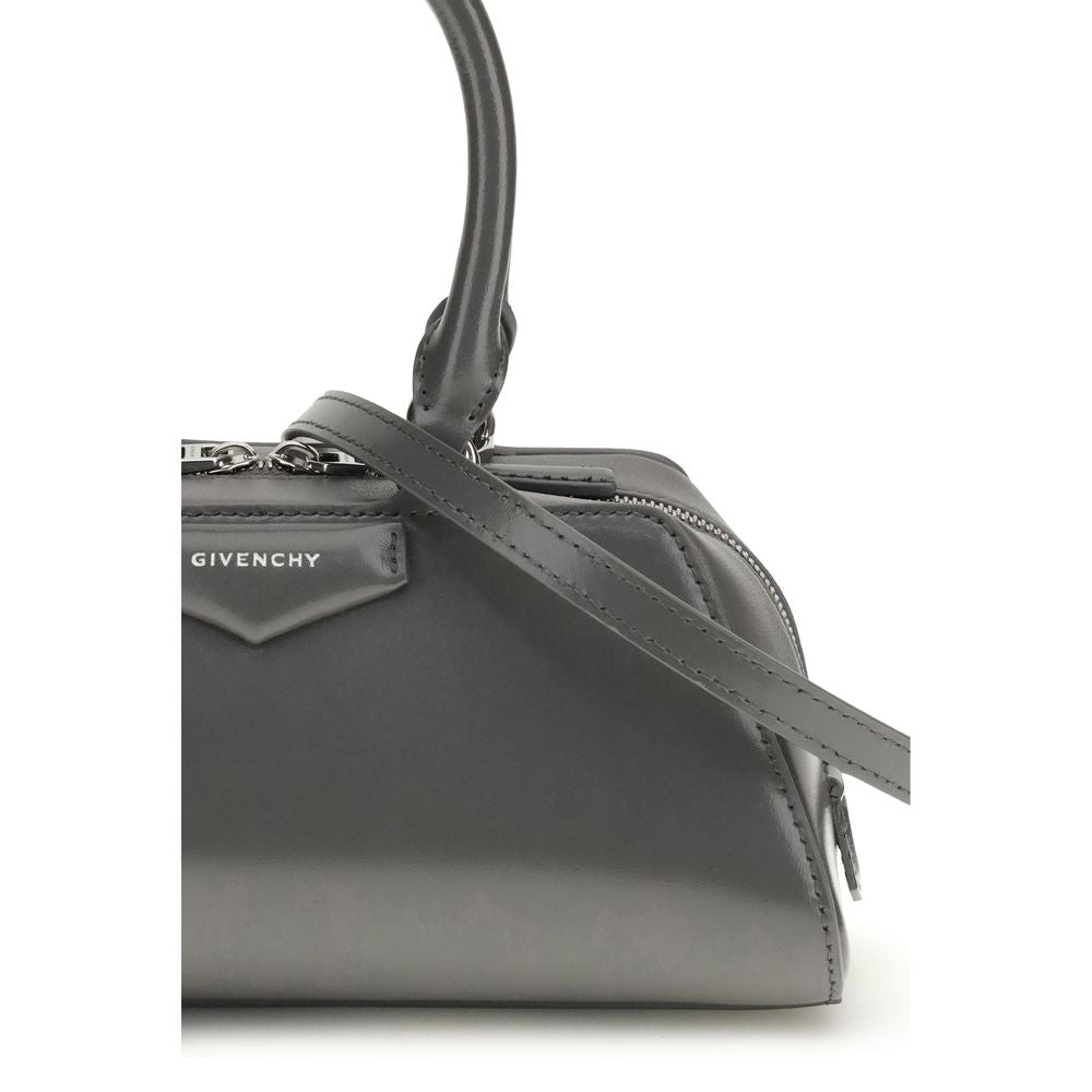 Givenchy Gray Calf Leather Bos Taurus Handbag