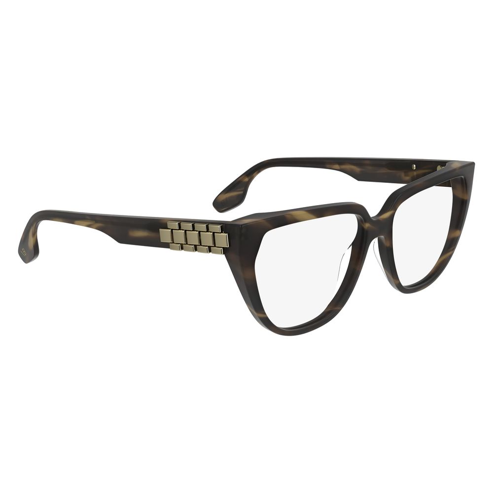 Victoria Beckham Brown Acetate Glasses (Frames)