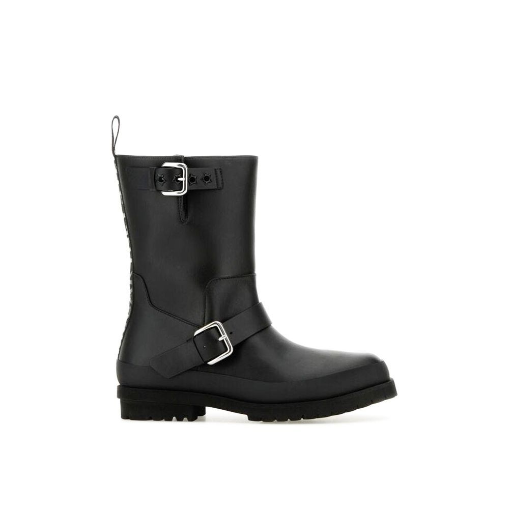 Stella McCartney Black Polyester Lace-Up Boots