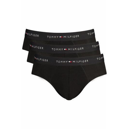 Tommy Hilfiger Black Cotton Men's Briefs