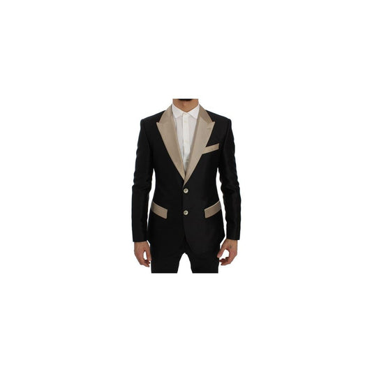 Dolce & Gabbana Black Silk Blazer