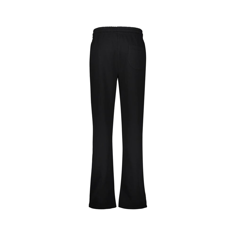 Off-White Black Cotton Casual Pants