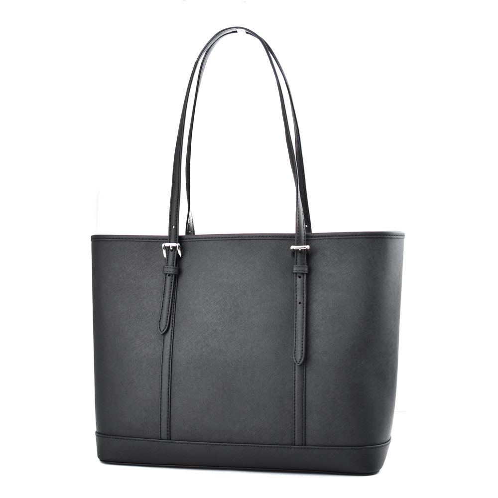 Michael Kors Black Leather Tote Bag