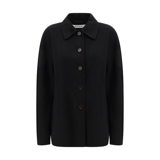 Rohe Black Wool Coat