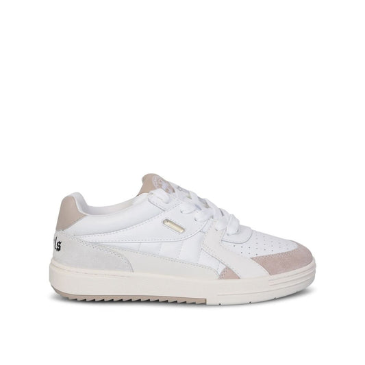 Palm Angels White Calfskin Sneakers