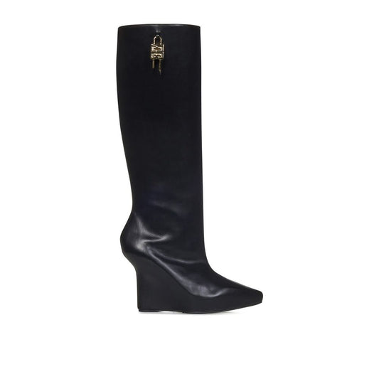 Givenchy Black Calfskin Ankle Boots