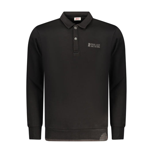 Rifle Nero Cotton Men Polo Shirt