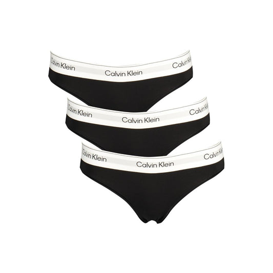 Calvin Klein Black Cotton Women Underwear