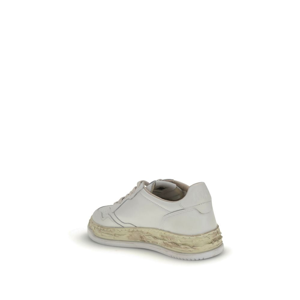 Autry White Leather Sneakers
